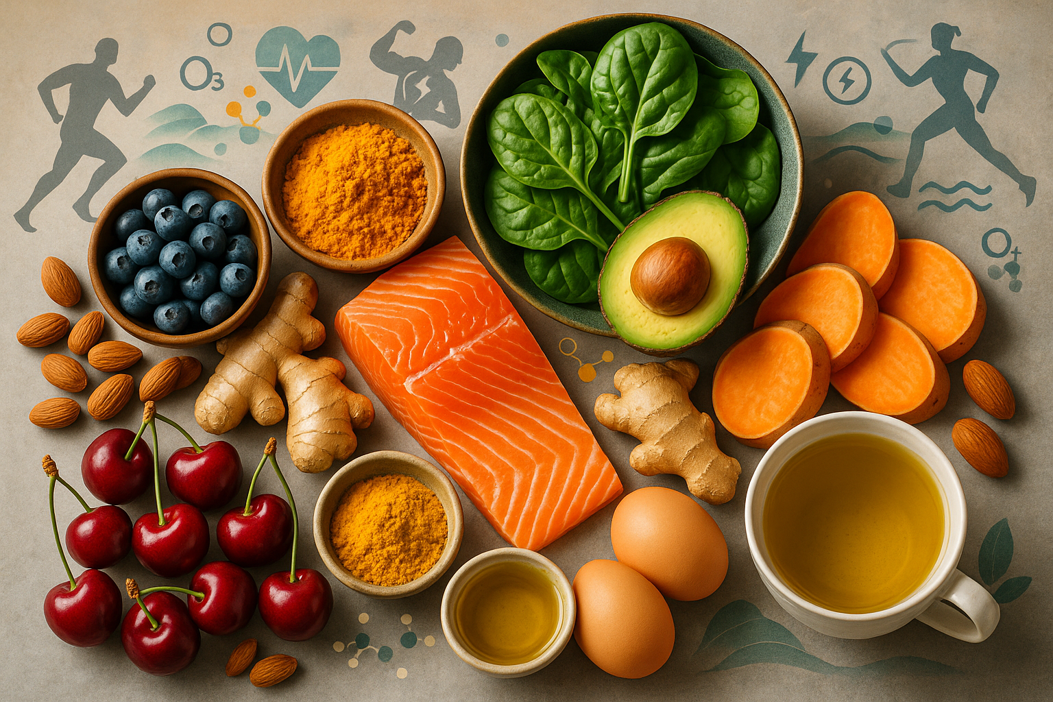 Leia mais sobre o artigo Alimentação Anti-inflamatória para Atletas: O Guia Definitivo para Recuperação e Performance