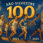 Corredores da São Silvestre 2025 centenário na Avenida Paulista